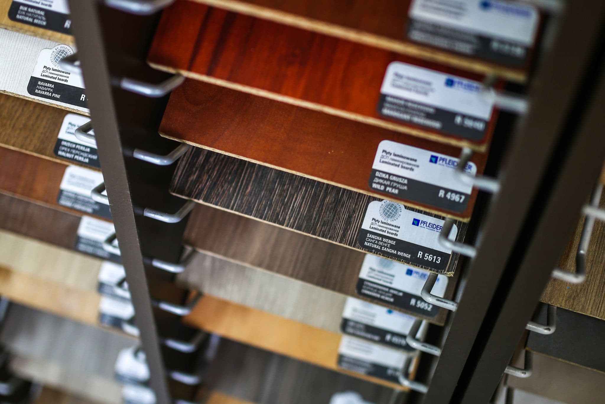 Laminate flooring selection at Fairfax Flooring